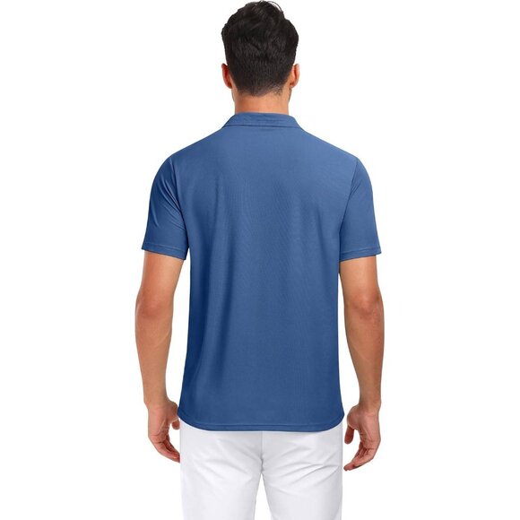 Men's Short Sleeve Polo Shirt – Moisture Wicking, UPF 30+ Size‎ XL - Picture 3 of 6